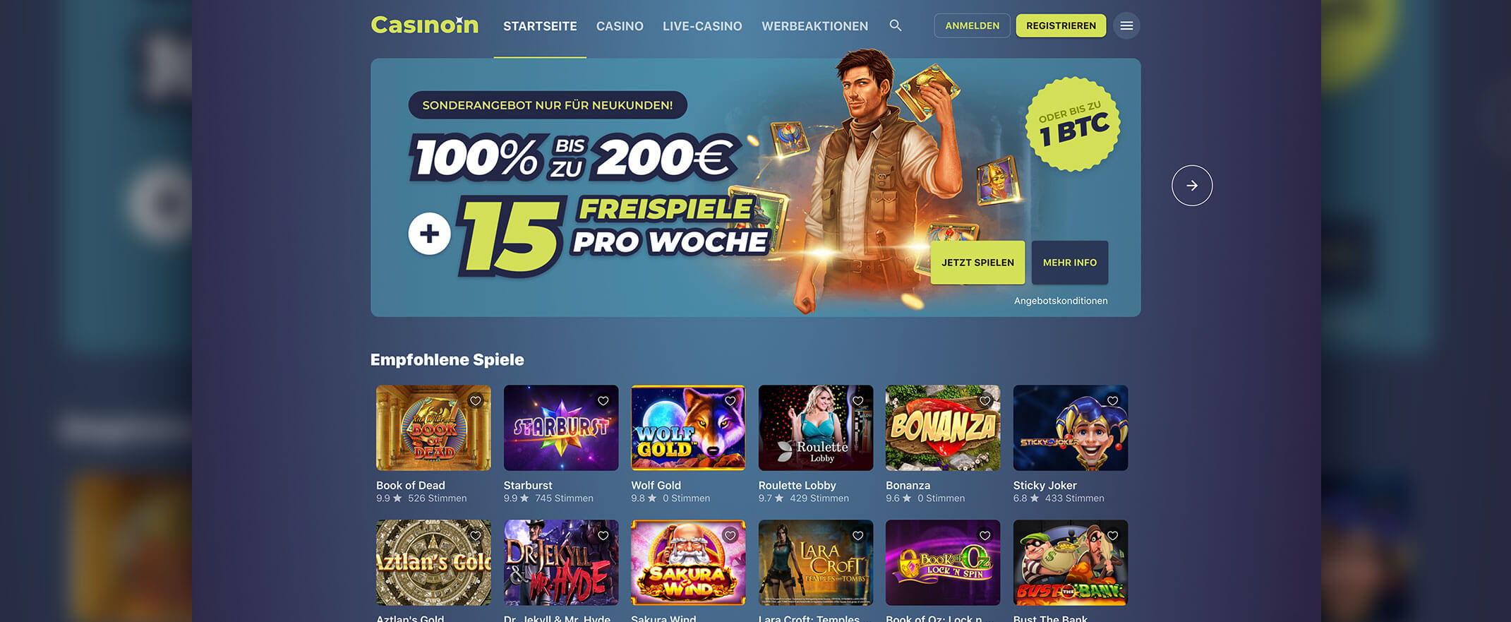 Casinoin Casino startseite