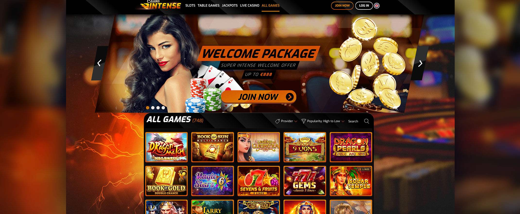 Casino Intense Bonus