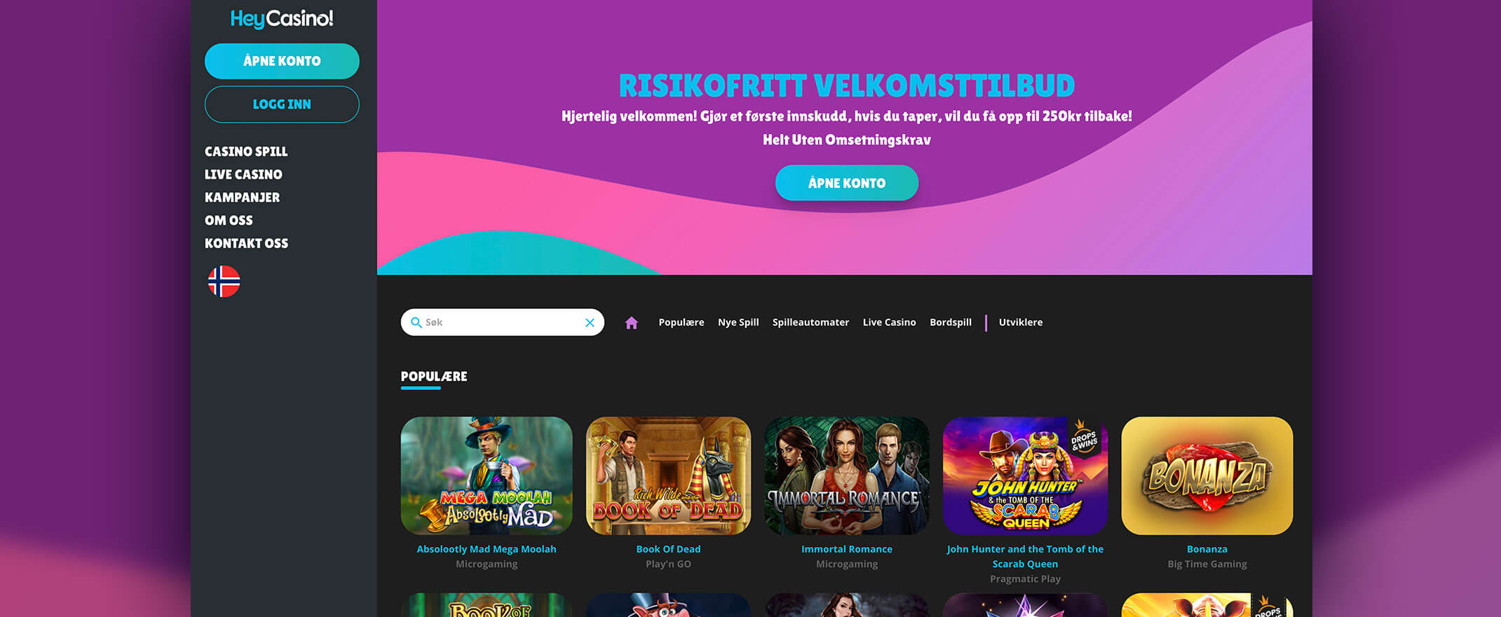 Heycasino! Bonus