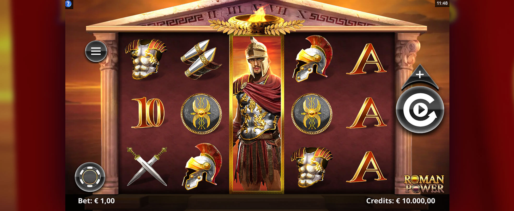 Roman Power Slot Screenshot