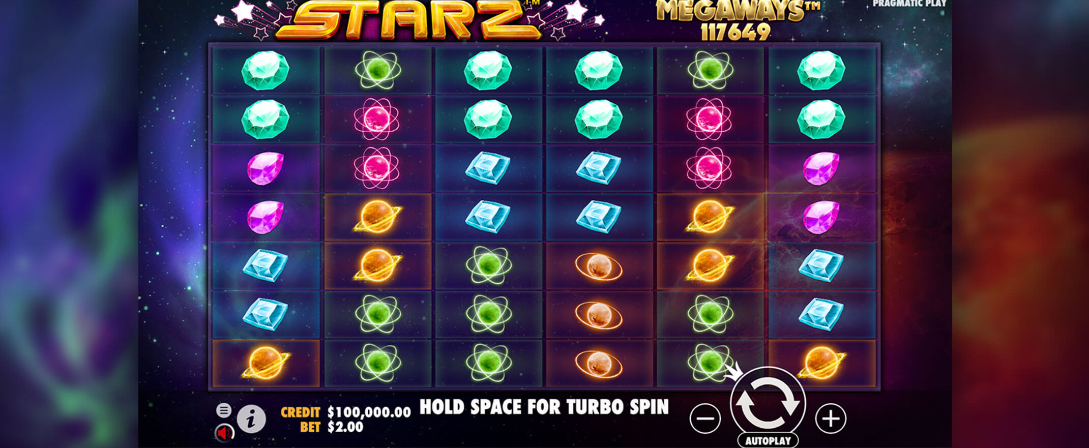 Starz Megaways Slot Screenshot