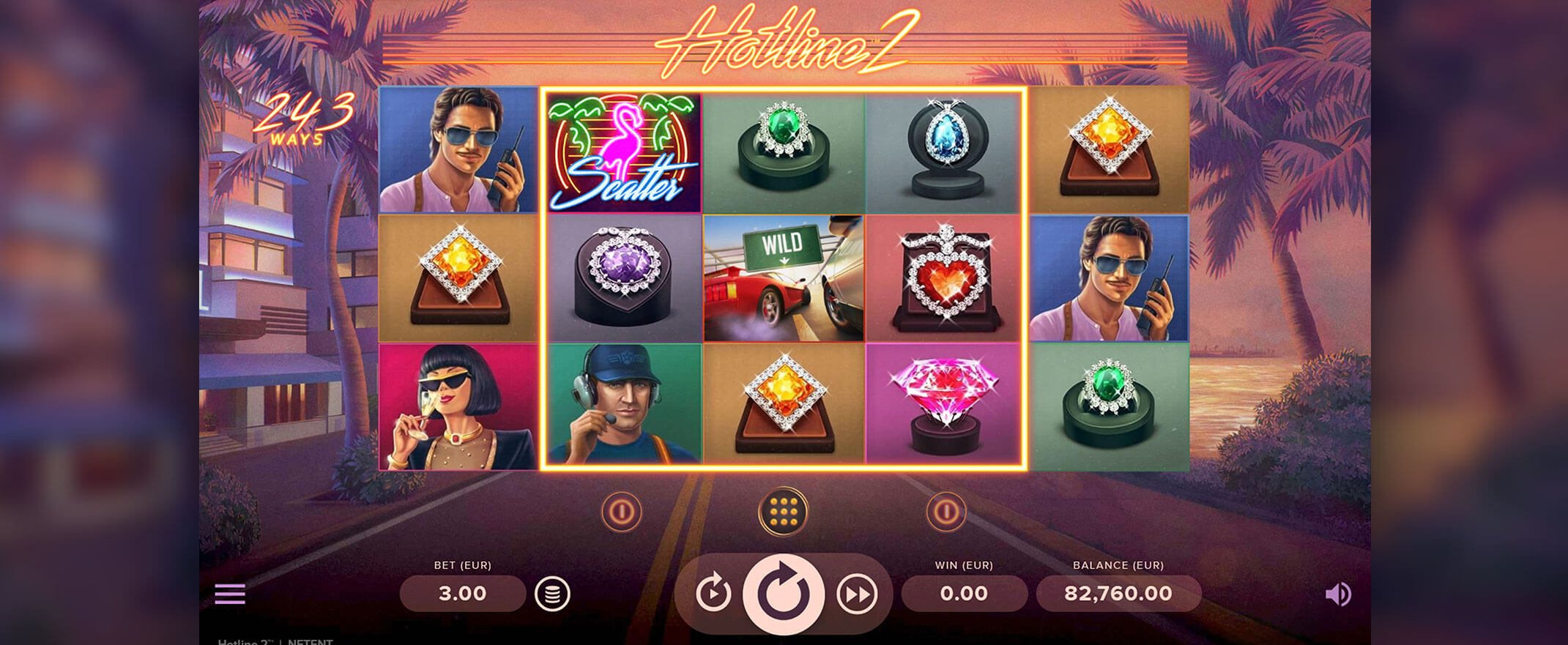 Hotline 2 slot screenshot