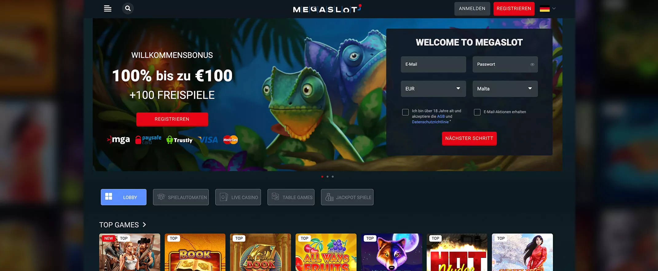 Megaslot Casino startseite