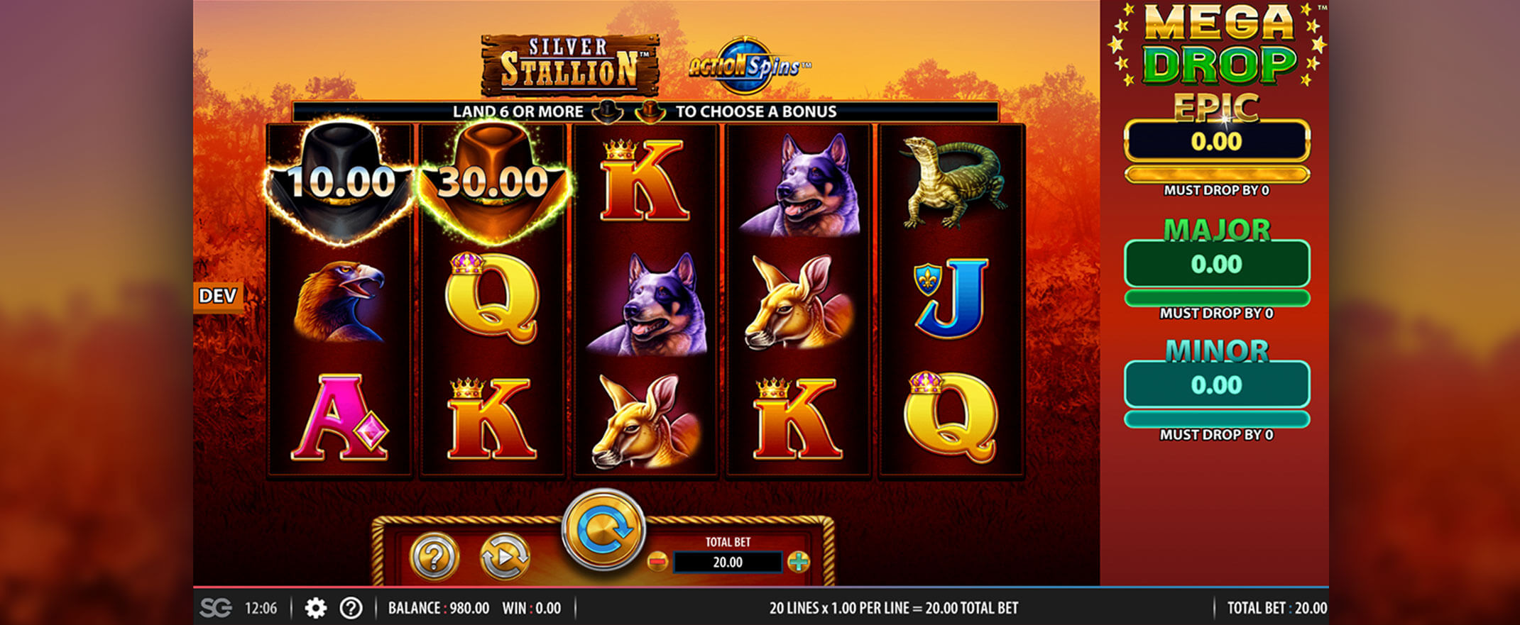 Silver Stallion Slot Screenshot