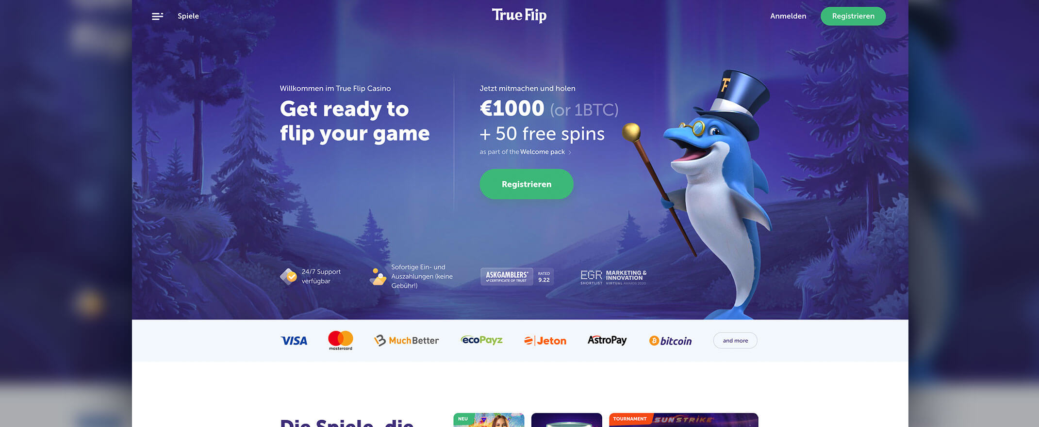 True Flip Casino startseite