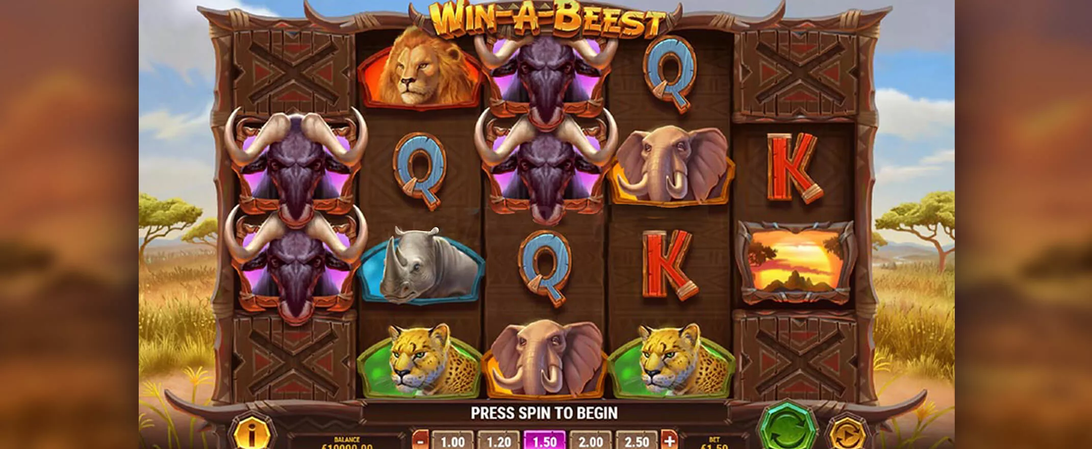 Win-A-Beest Slot Review Screenshot