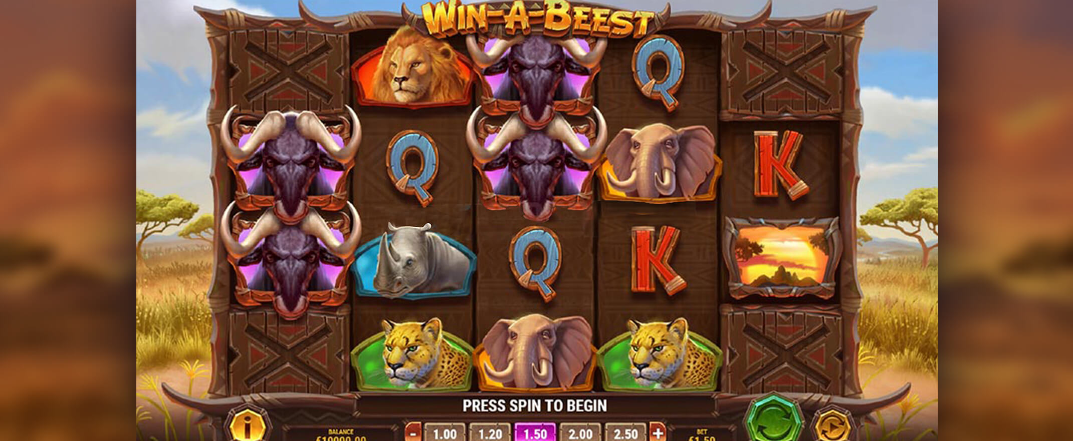 Win-A-Beest Spielautomaten Bewertung & Symbole