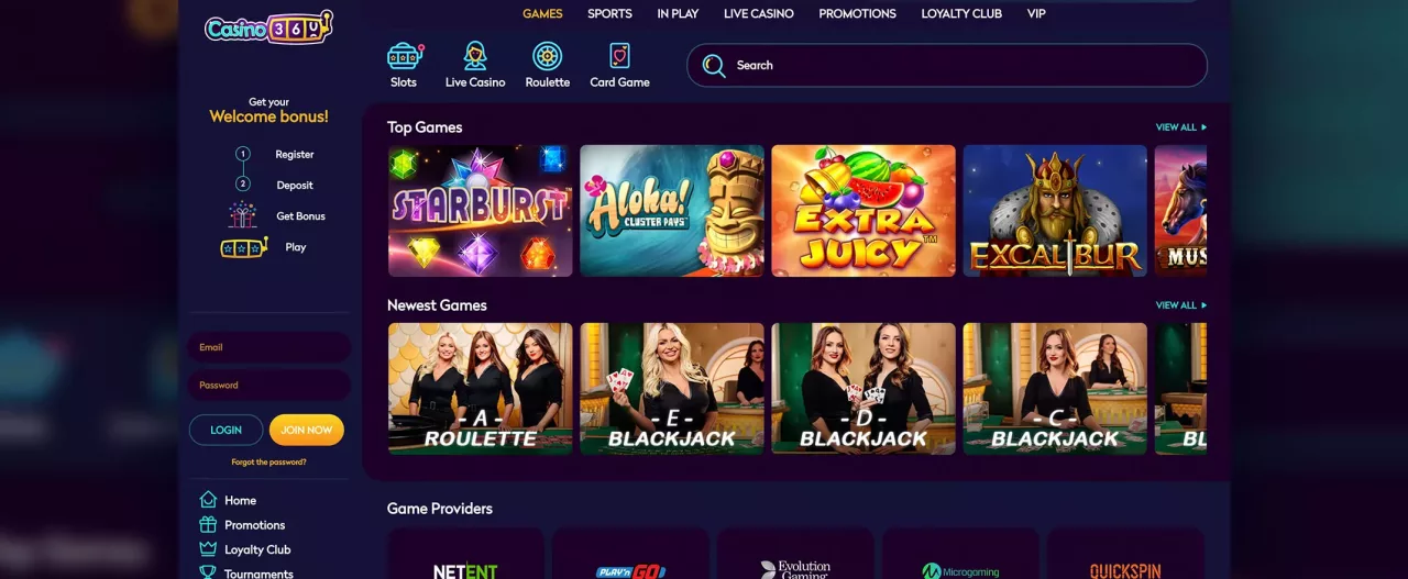 Casino360 spielautomaten