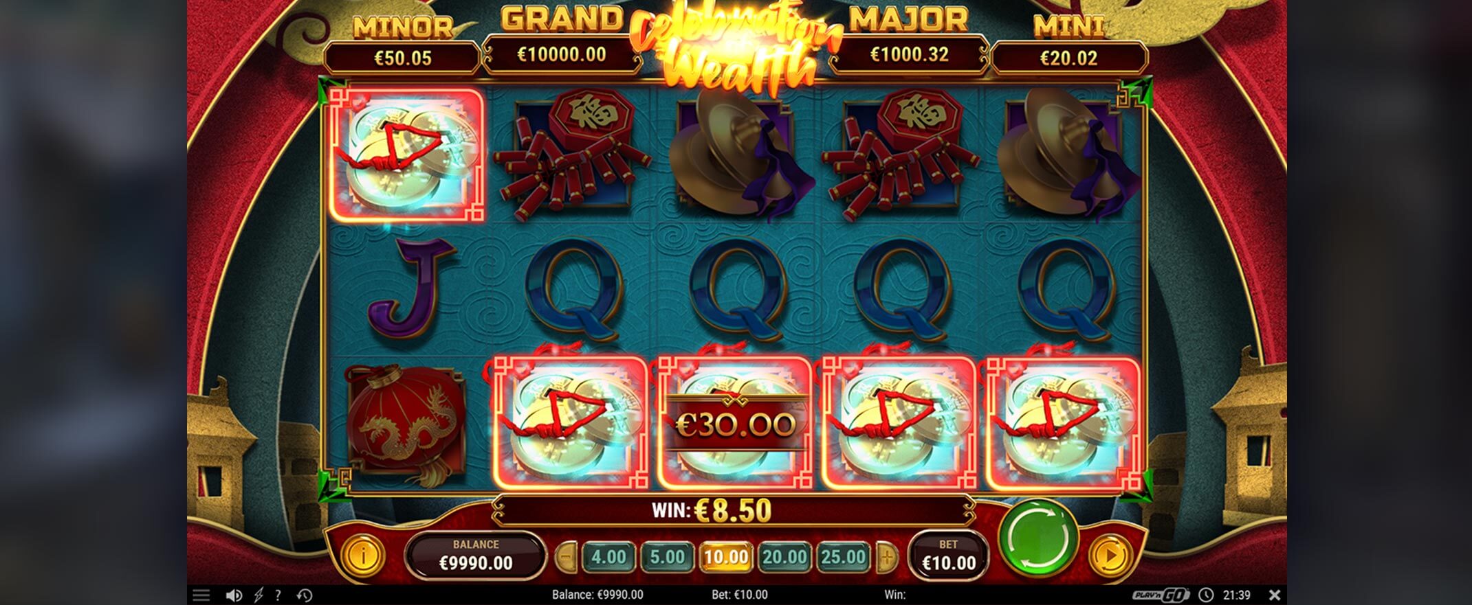 Celebration of Wealth slot screenshot