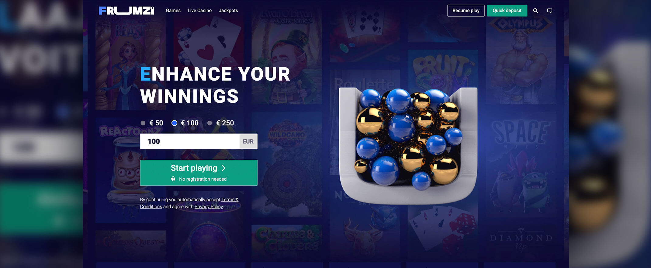 Frumzi Casino Startseite