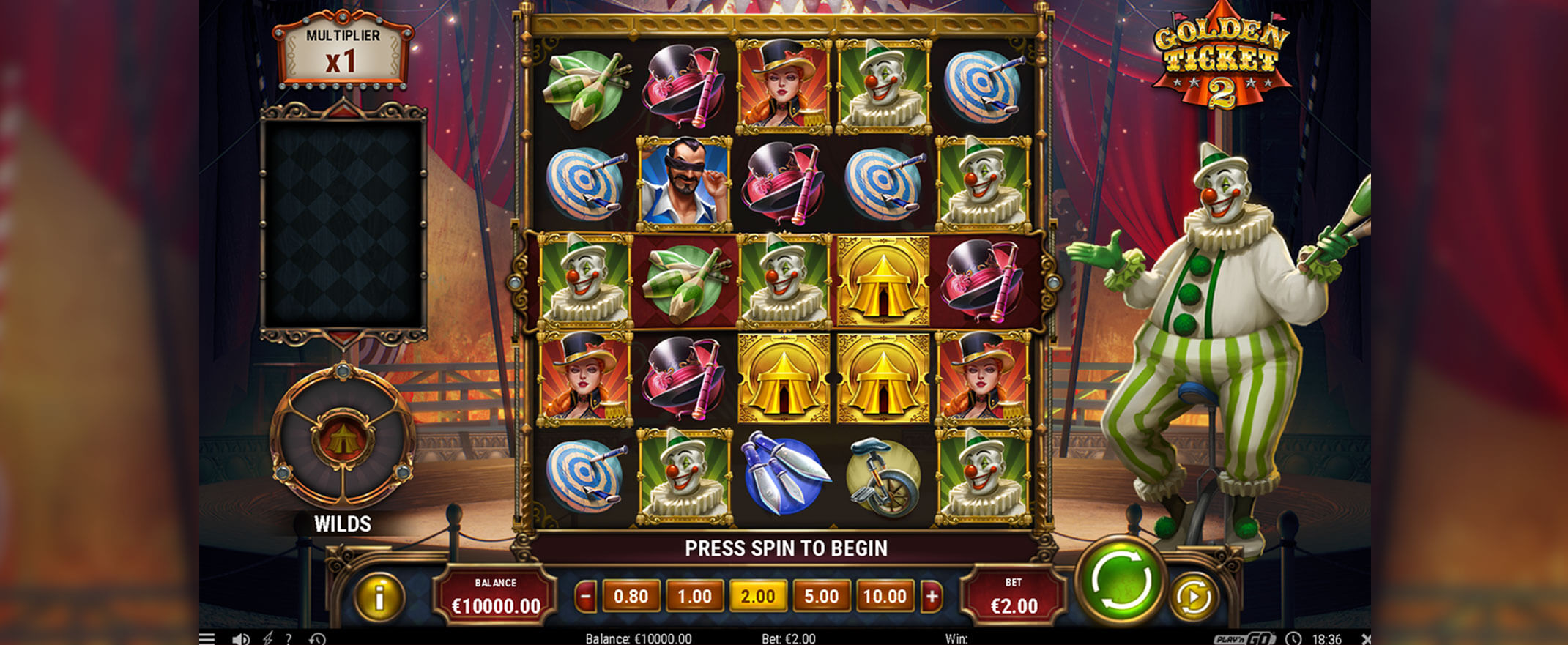 Golden Ticket 2 slot screenshot