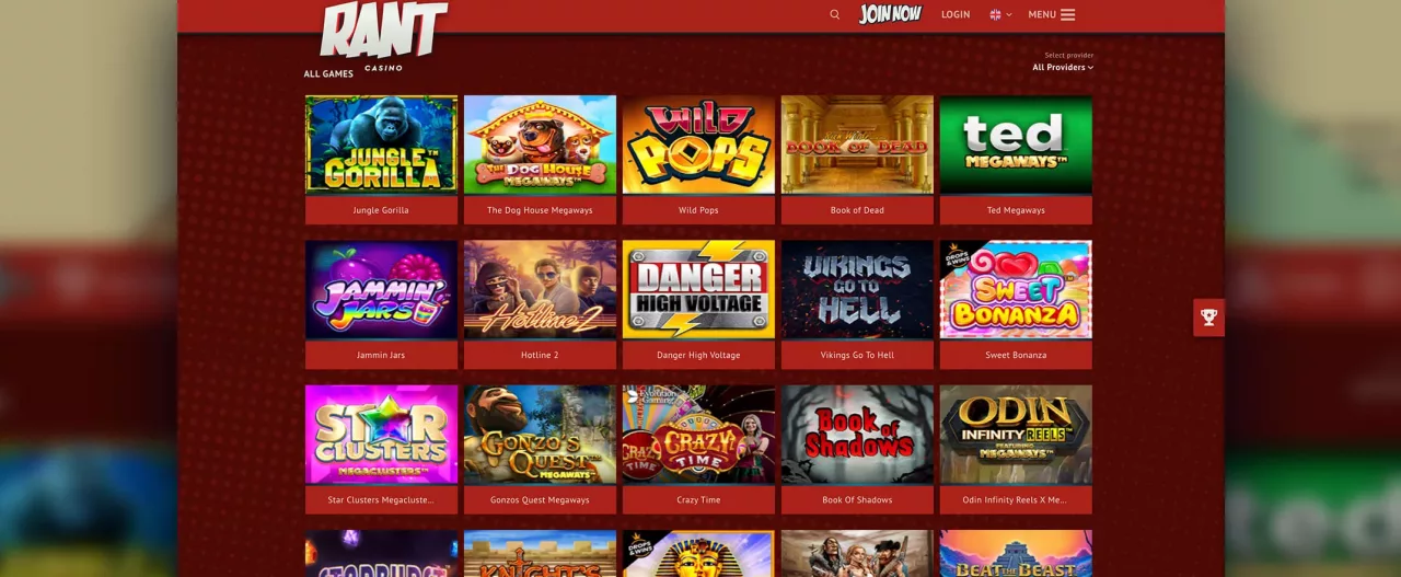 Rant Casinon peliautomaatit