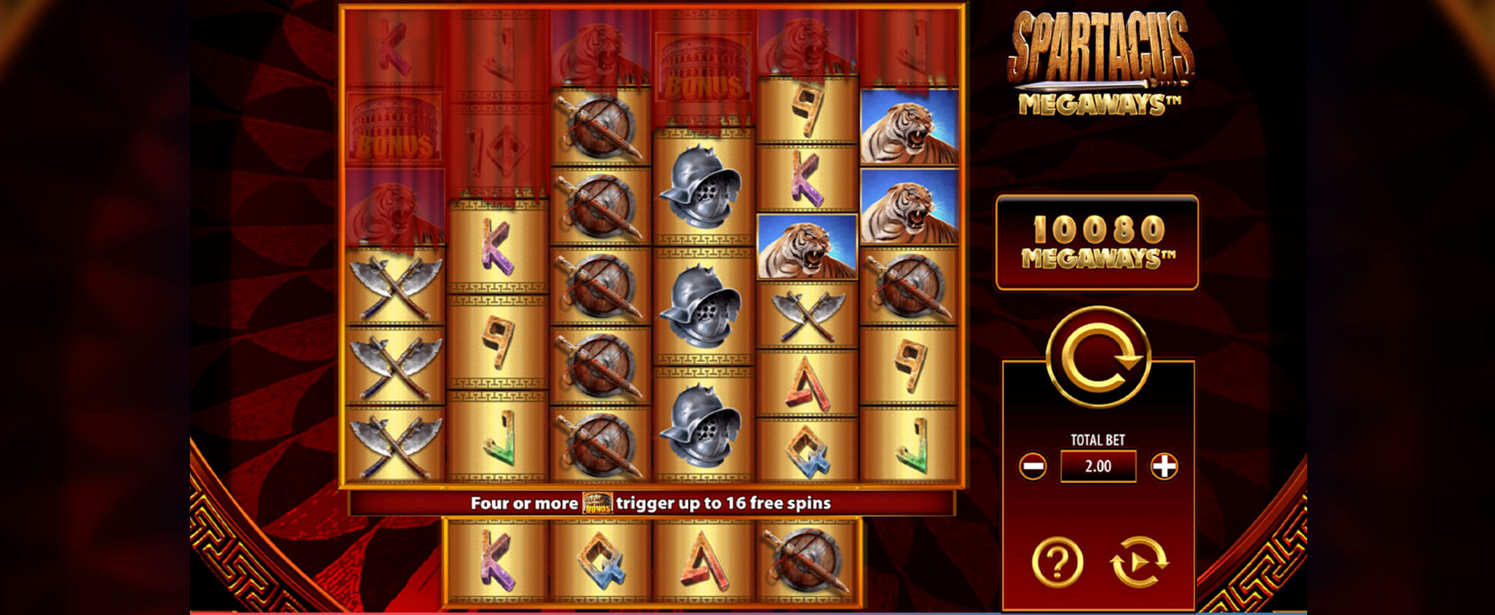 Spartacus Megaways screenshot