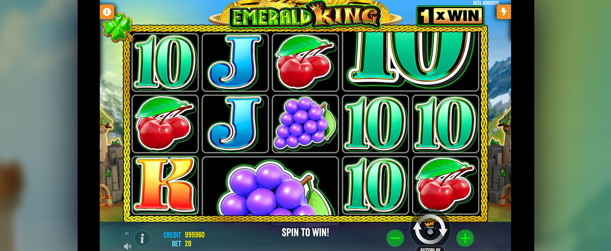Emerald King slot screenshot