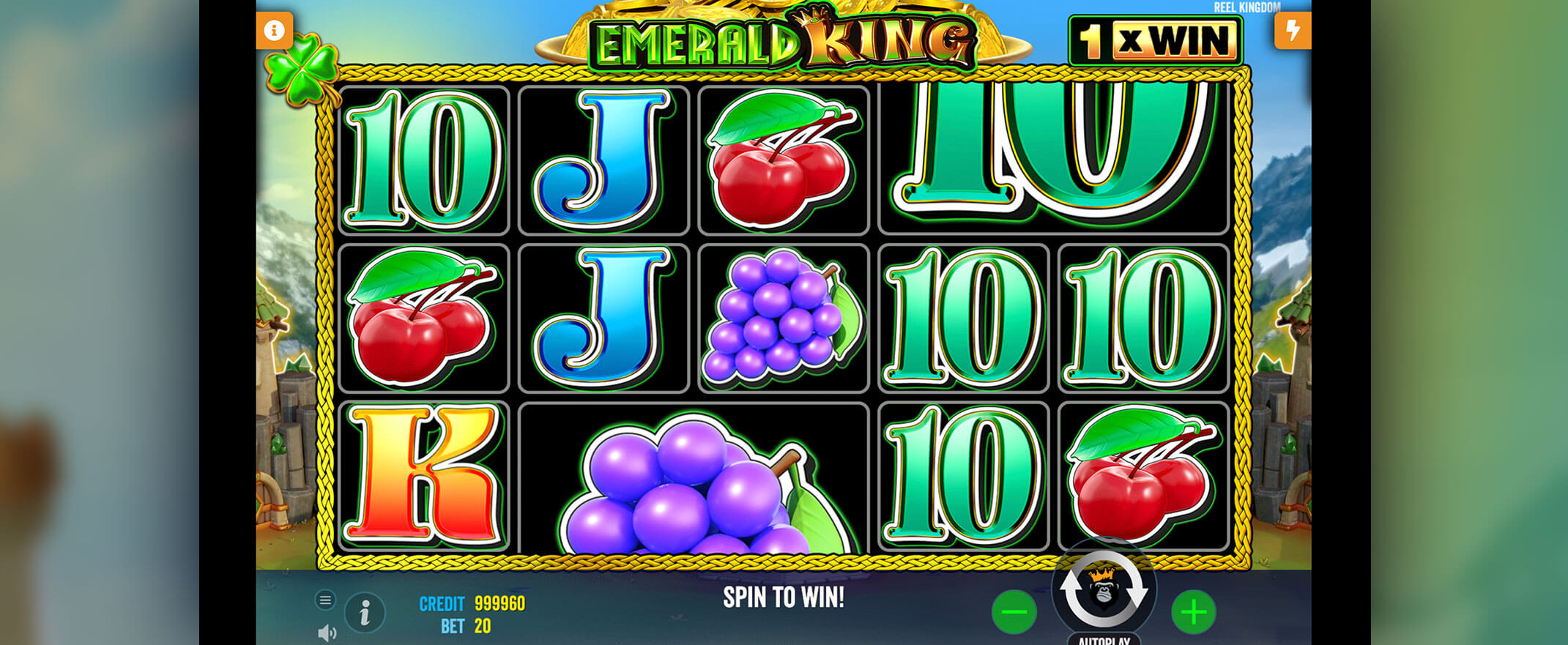 Emerald King slot screenshot