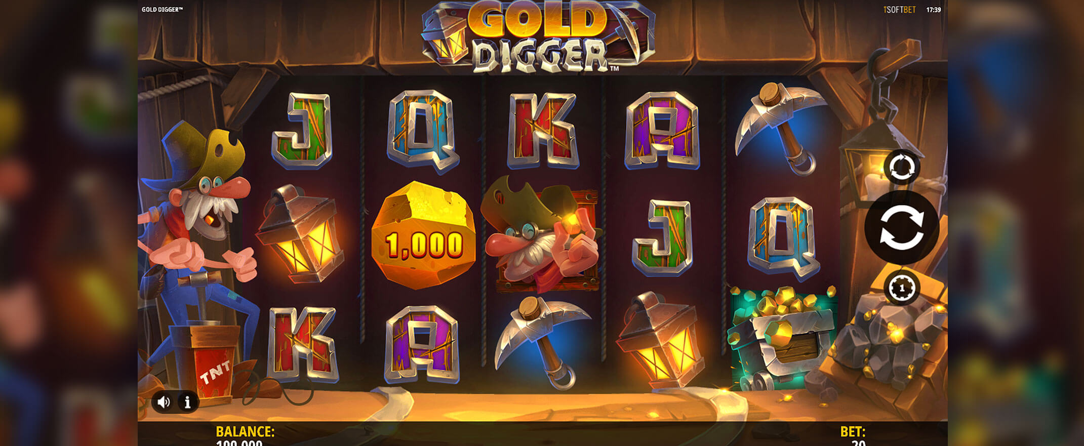 Gold Digger slot screenshot