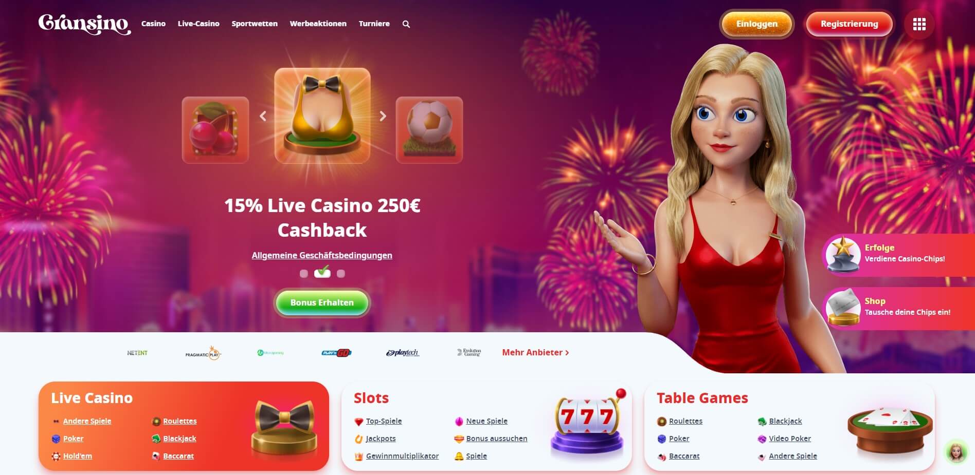 Gransino Casino startseite