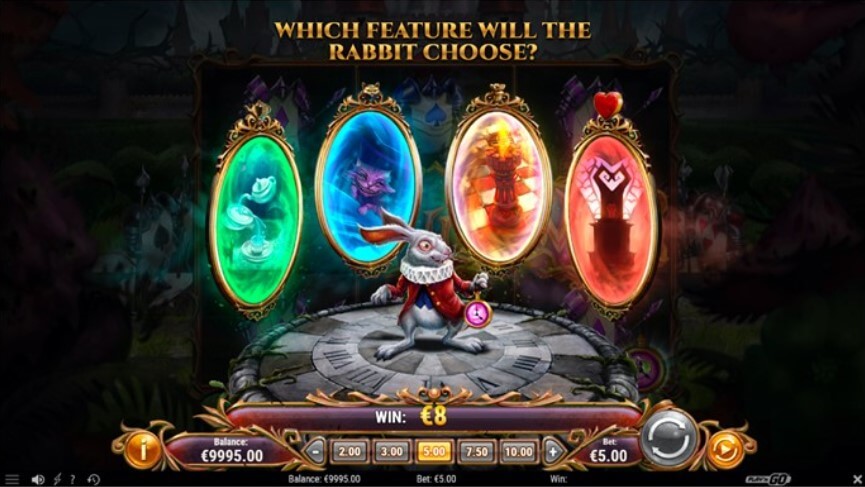 Rabbit Hole Riches Spielautomaten Bewertung Bonus Spiel