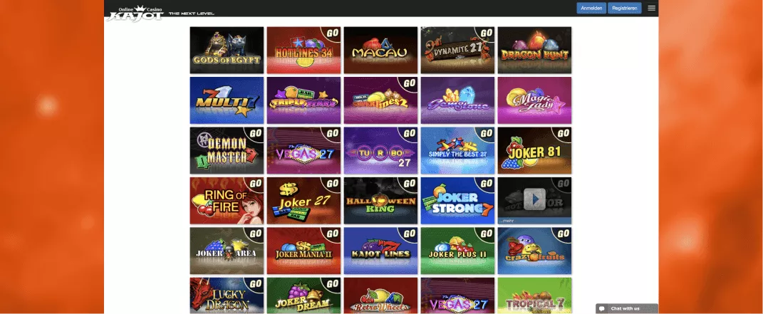 Mega-jack casino games