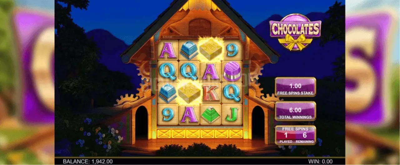Chocolates slot screenshot
