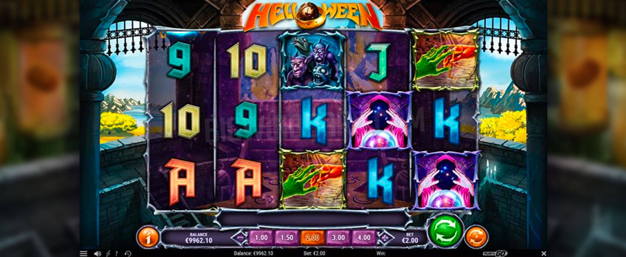 Helloween slot screenshot