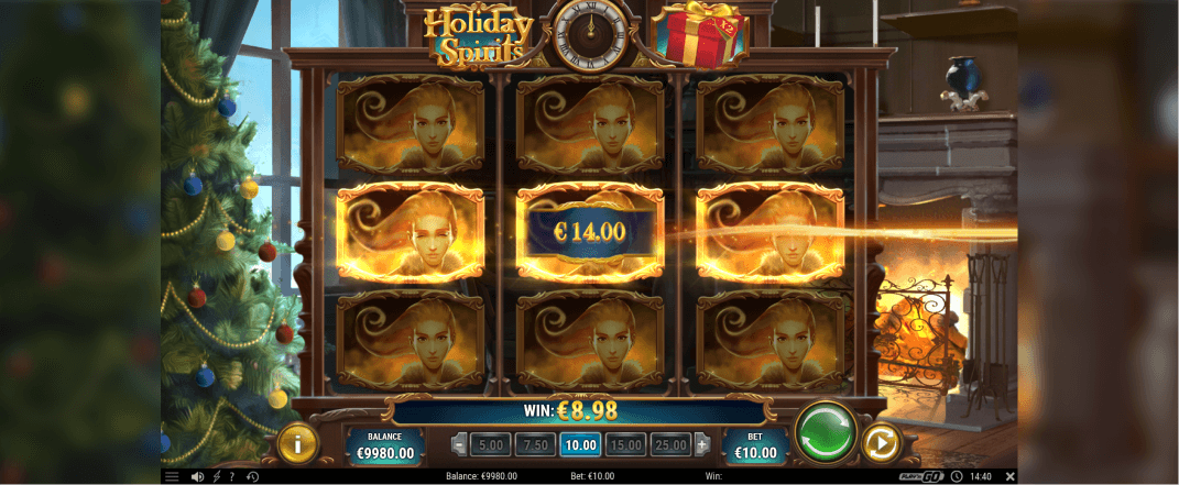 Holiday Spirits slot screenshot