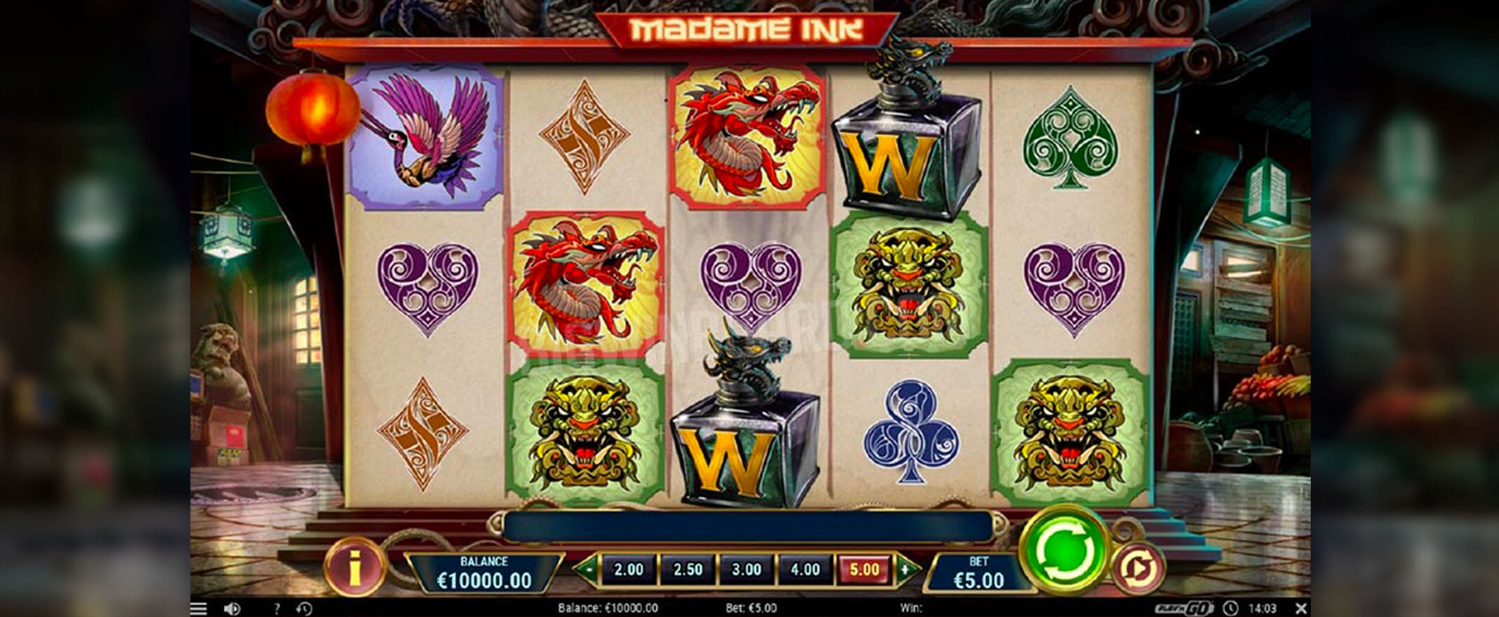 Madame Ink slot screenshot