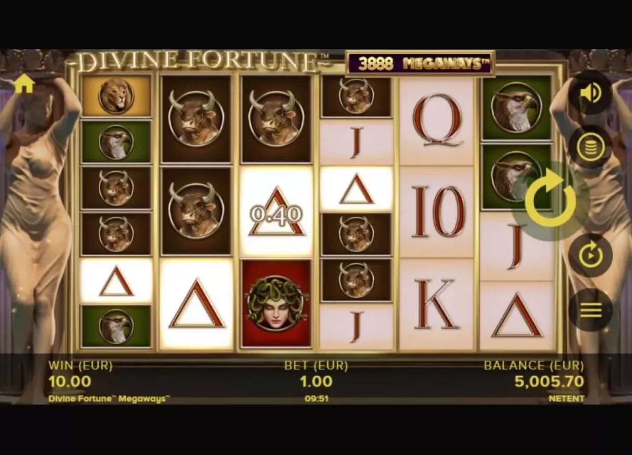 Divine Fortune Megaways -peliarvostelu, kelat ja symbolit