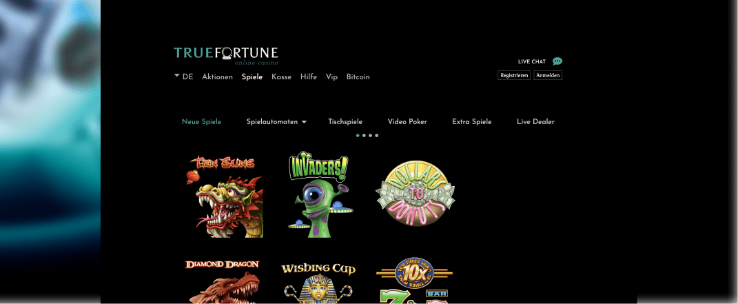 TrueFortune Casino spielautomaten