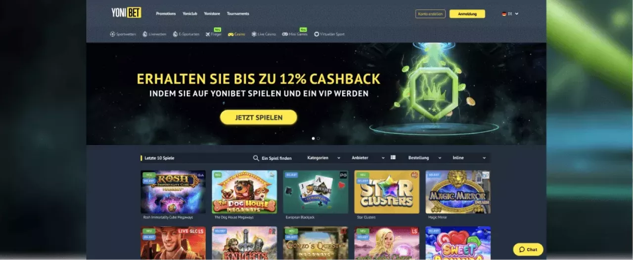 Yonibet Casino spielautomaten
