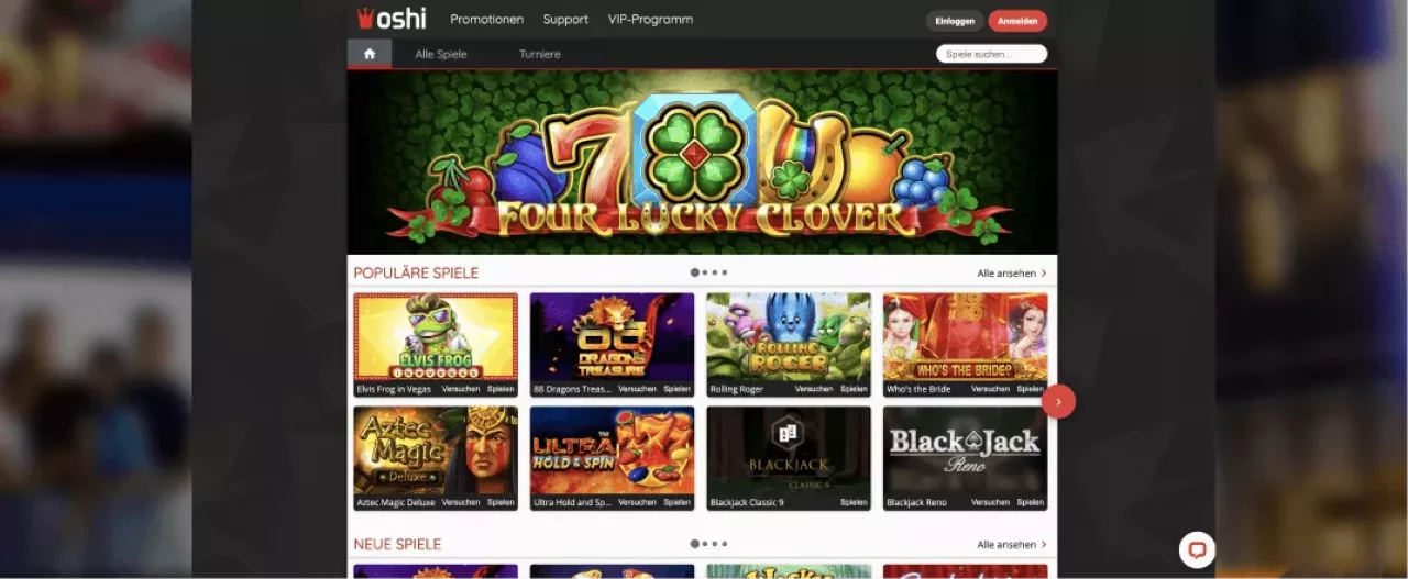 Oshi Casino startseite