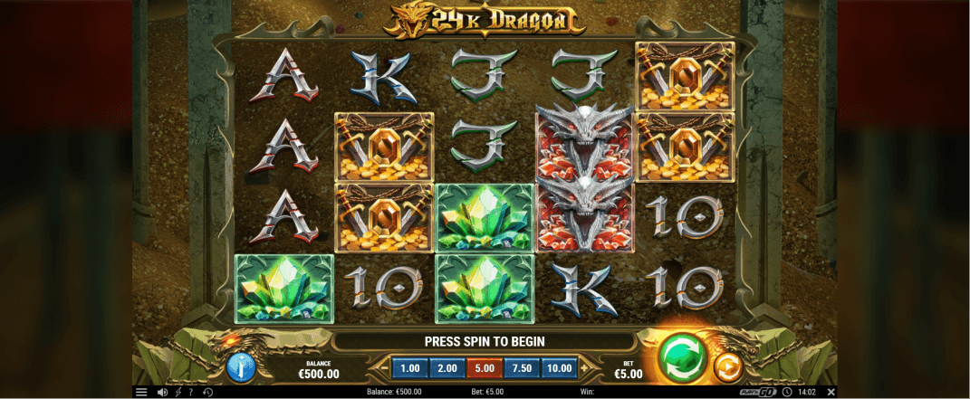 24K Dragon slot screenshot