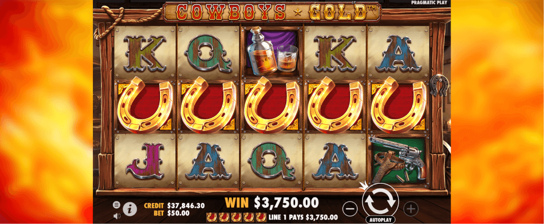 Cowboys Gold slot screenshot