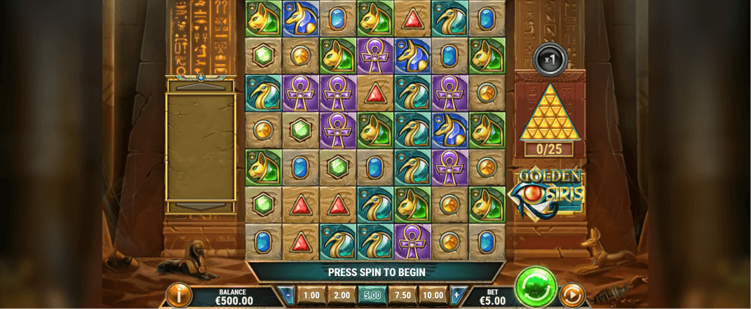 Golden Osiris slot screenshot