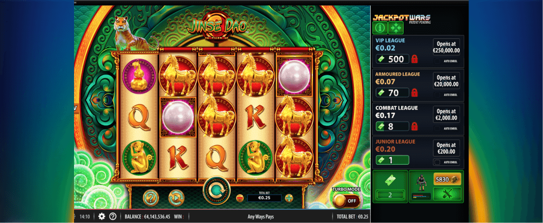 Jinse Dao Tiger slot screenshot