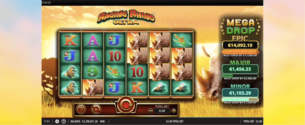 Raging Rhino Ultra slot screenshot