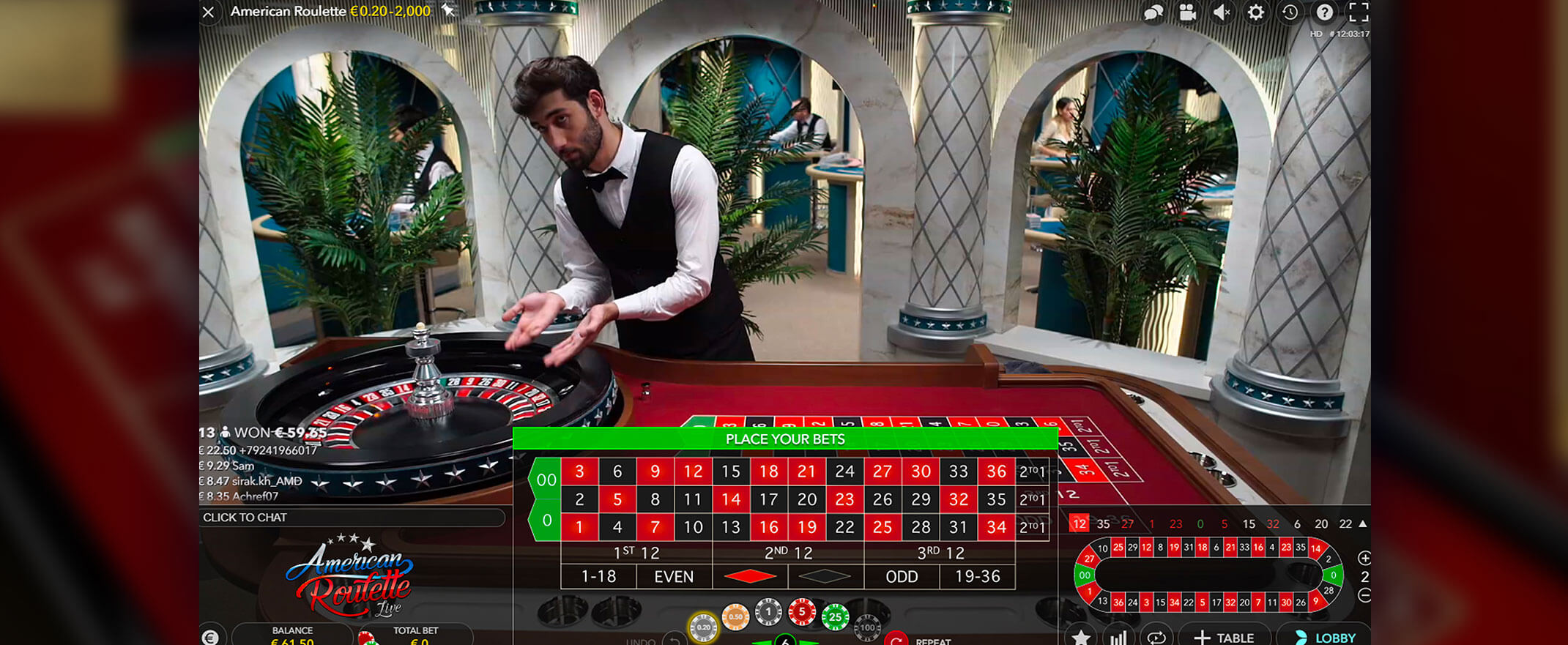 Live Roulette