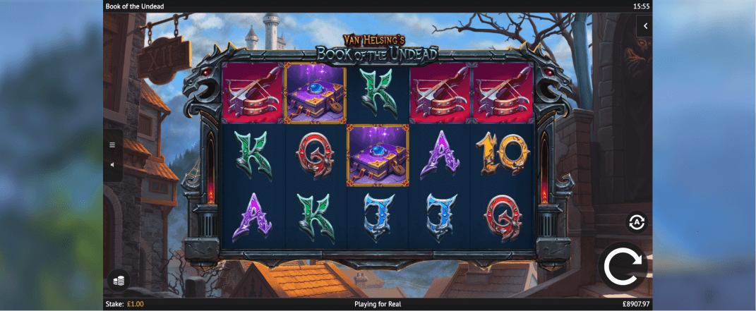 Van Helsing's Book of the Undead slot screenshot