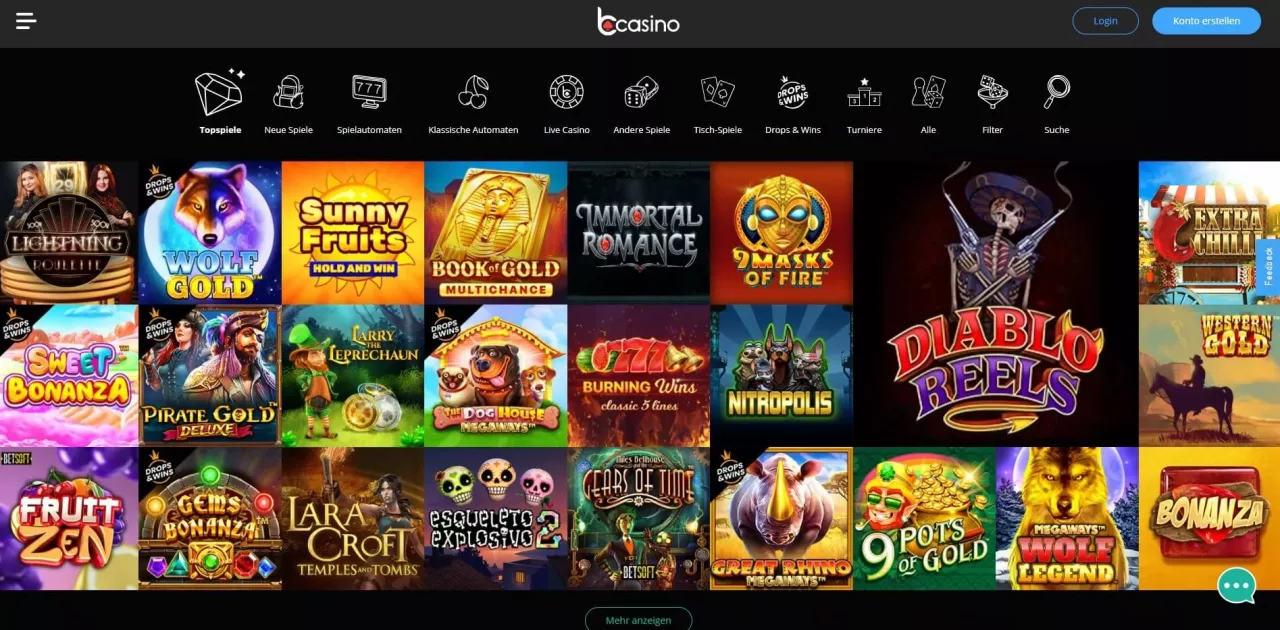 bCasino Spielautomaten