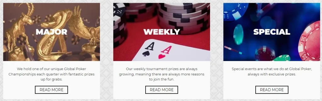 global poker tournaments