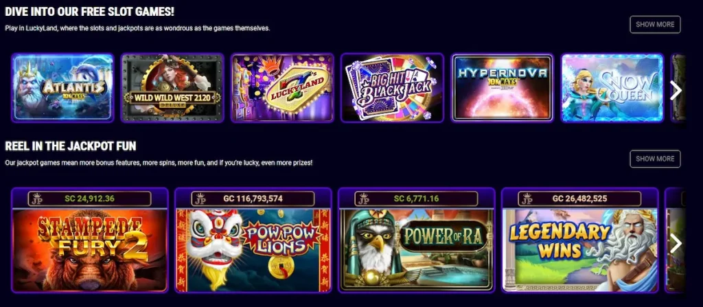 luckyland slots and jackpots