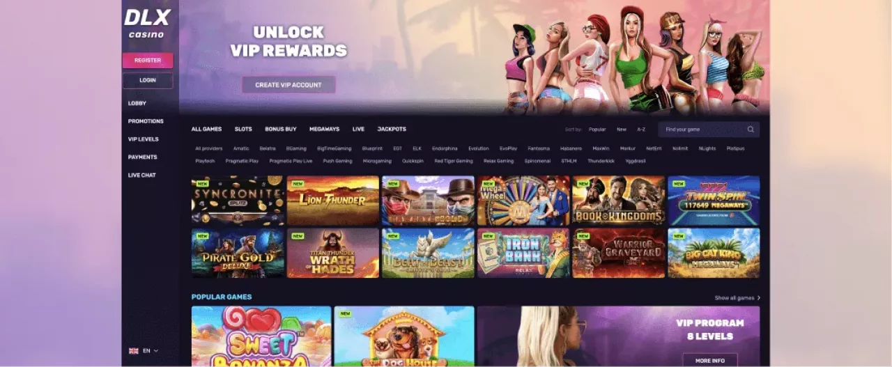 DLX Casino startseite