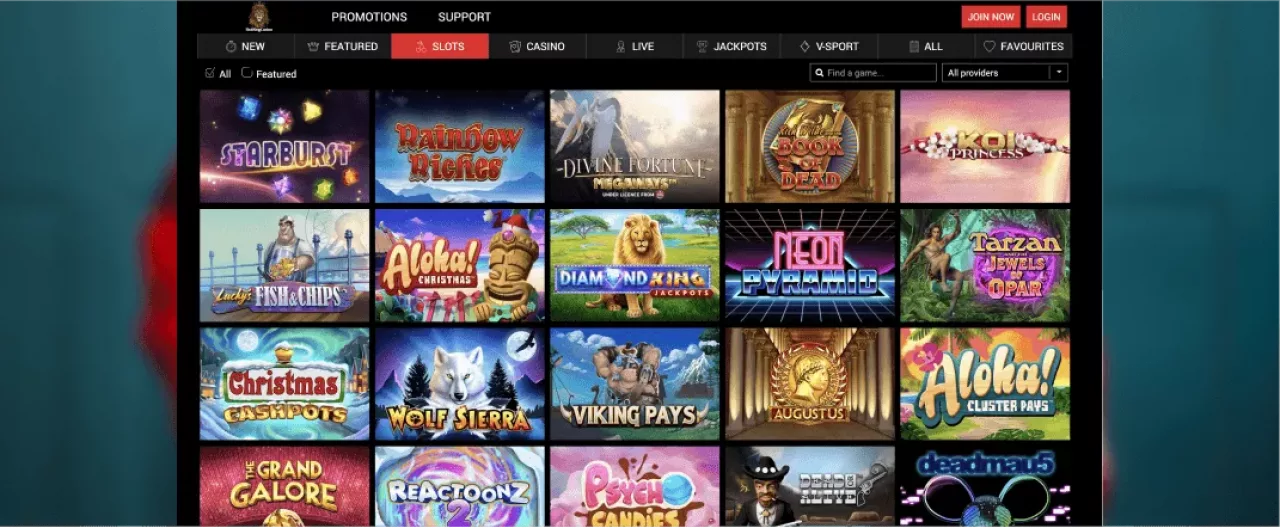 SlotKing Casinon peliautomaatit