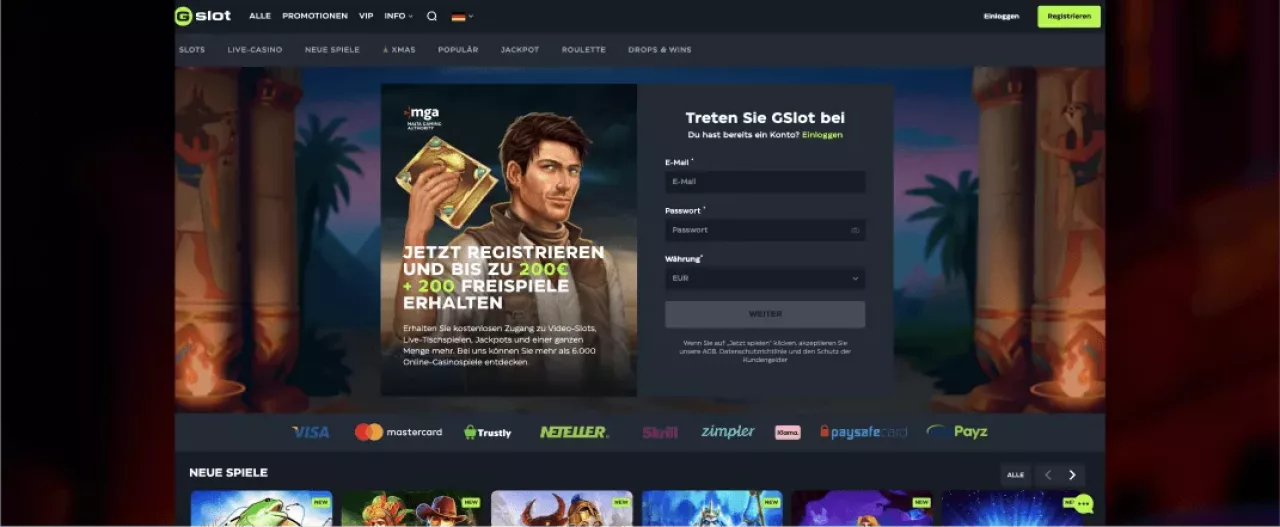 Gslot startseite