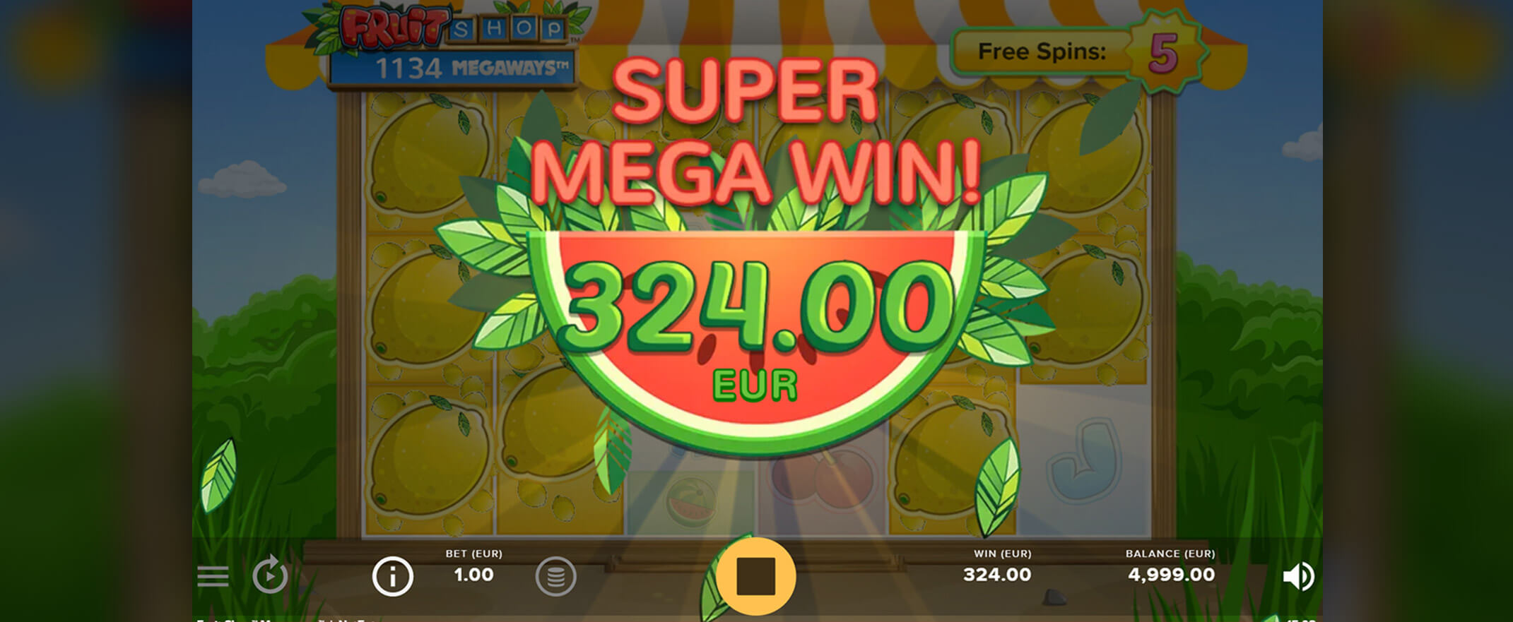 Fruit Shop Megaways Spielautomaten Bewertung