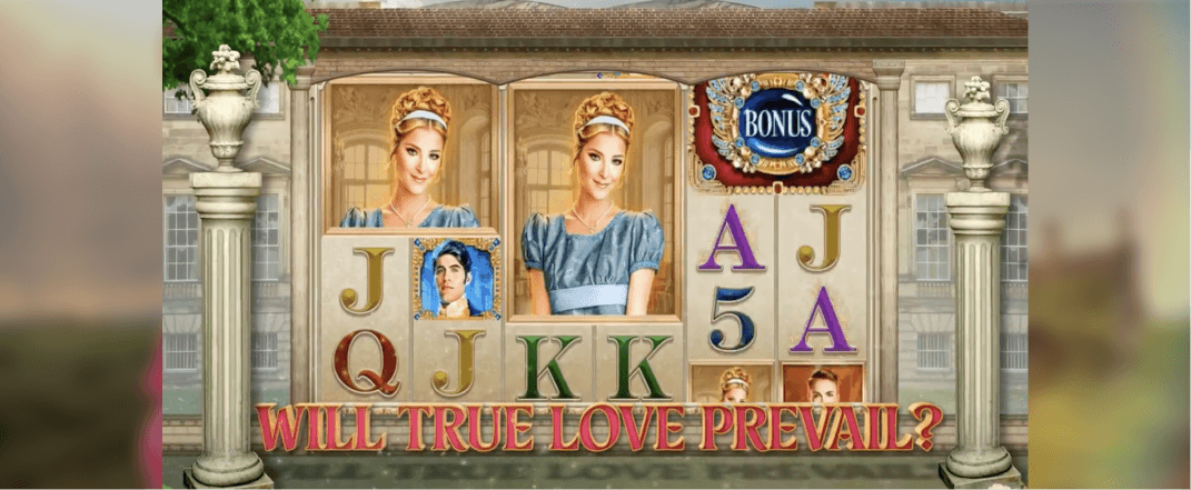 Pride and Prejudice slot screenshot of the reels