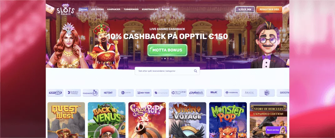 SlotsPalace Casino casinospill