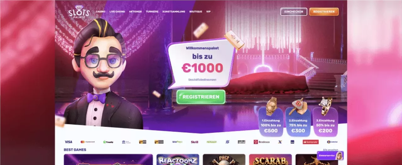 SlotsPalace Casino startseite