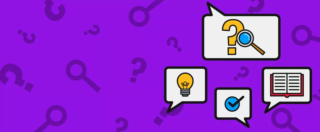 Slingo FAQs on purple background