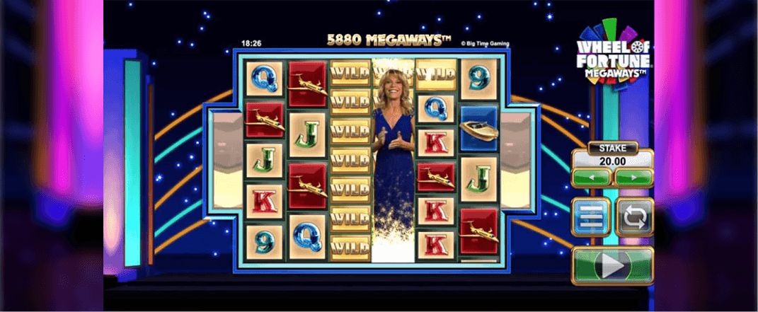Wheel of Fortune Megaways Spielautomaten Bewertung, Walzen und Symbolen